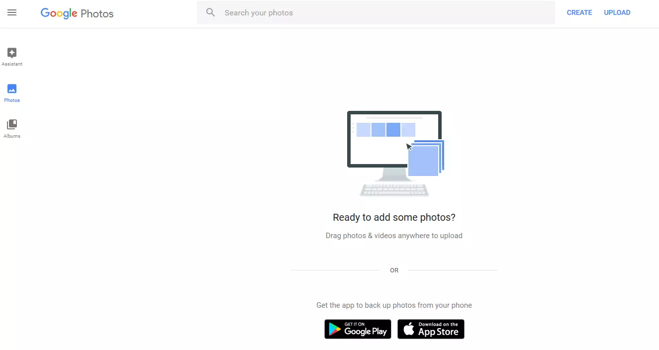 Immagine: Schermata dell’interfaccia di Google Foto